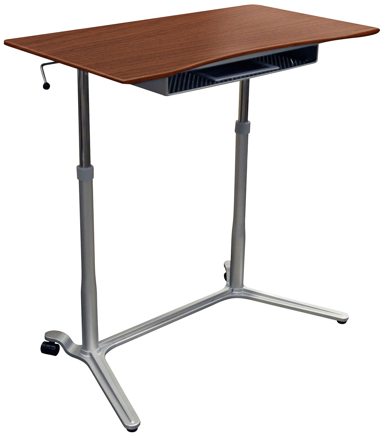 204 Collection 38" Wide Cherry Adjustable Stand-Up Desk