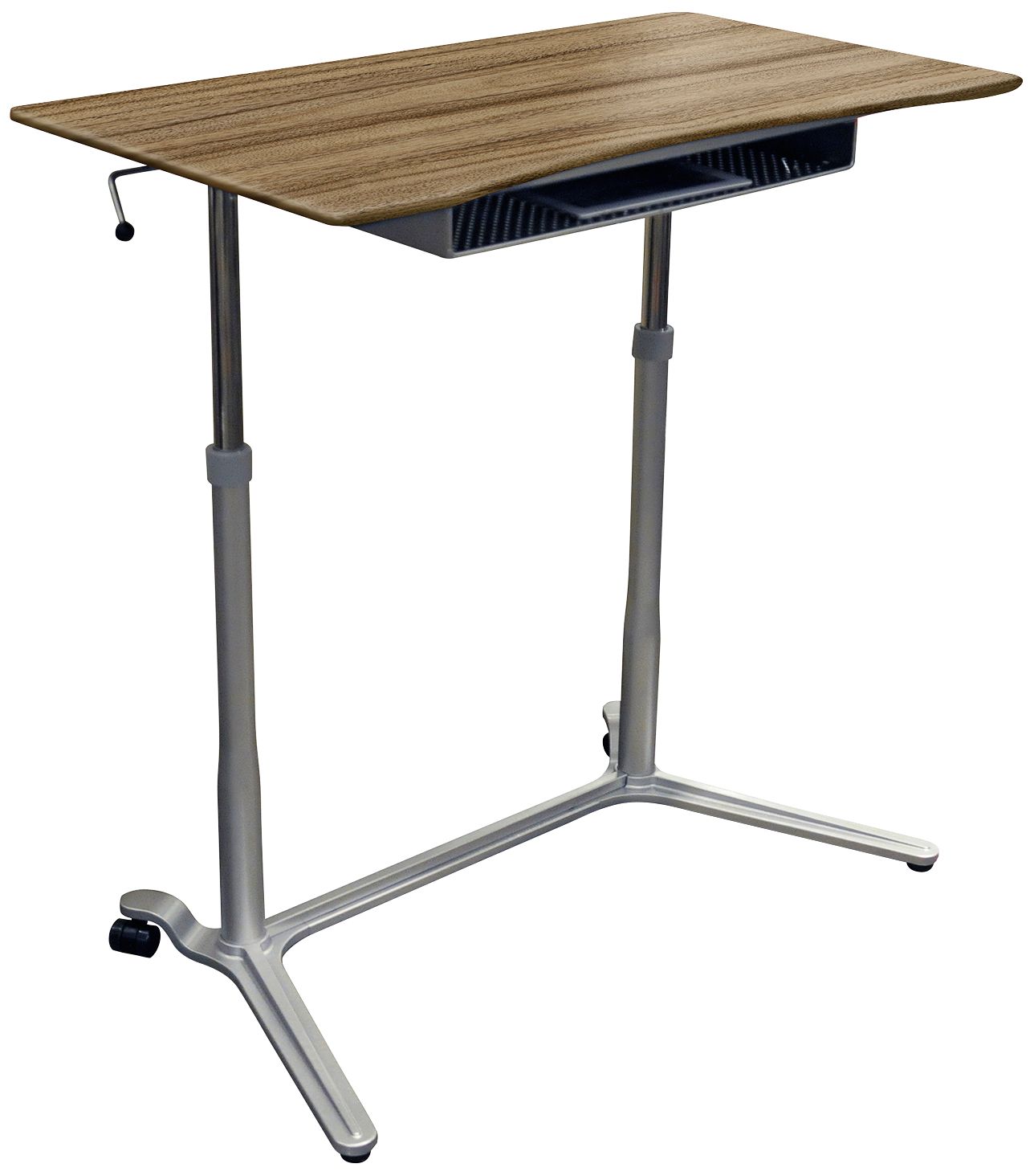 204 Collection 38" Wide Walnut Adjustable Stand-Up Desk
