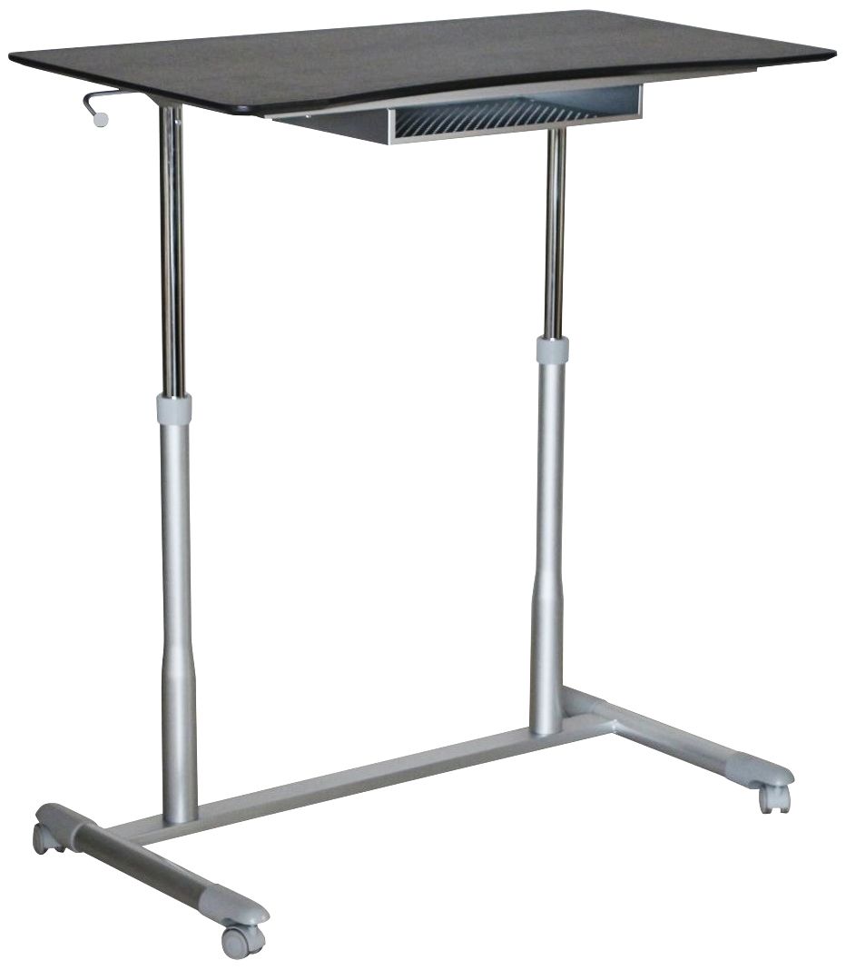 205 Collection 37 1/2" Espresso Adjustable Stand-Up Desk
