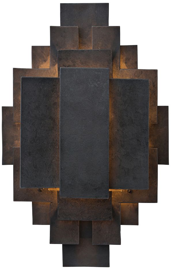 Arteriors Home Trinidad 22" High Blackend Iron Wall Sconce