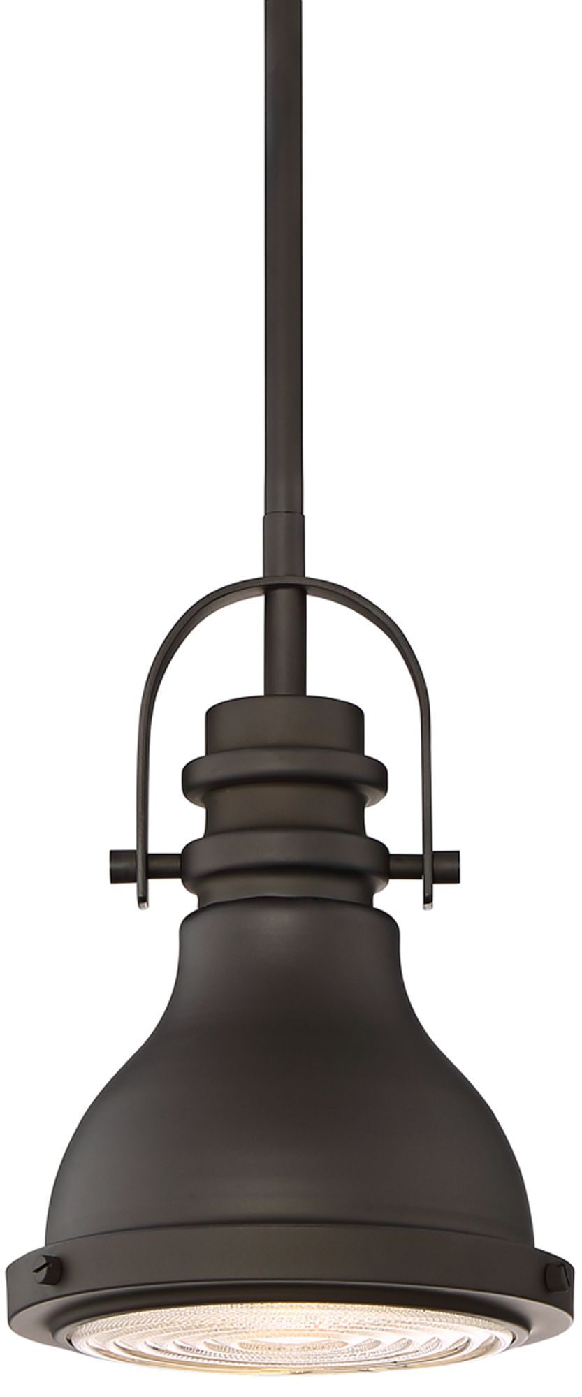 Verndale 6 1/2" Wide Bronze Industrial Mini Pendant 9H257 Lamps Plus