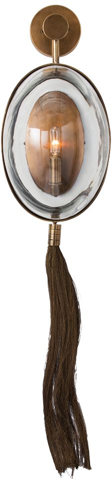 Arteriors Home Barry 37" High Antique Brass Wall Sconce