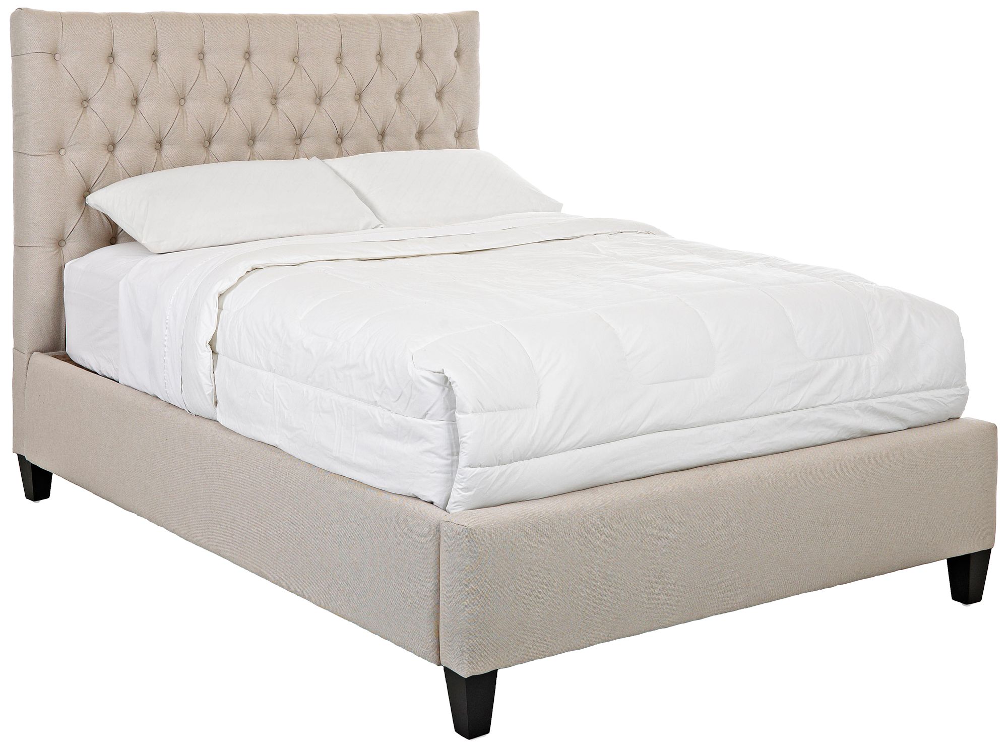 Klaussner Matilda Durham Beige Tufted Bed