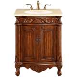Danville 27&quot; Wide Brown 2-Door Single Sink Vanity