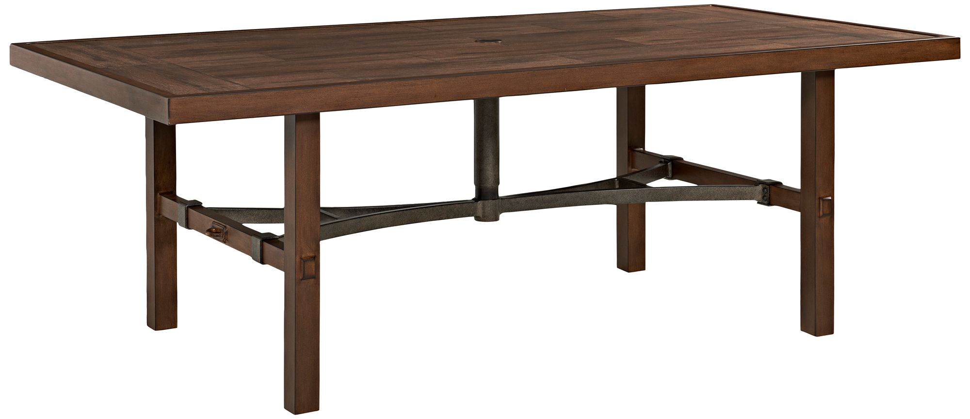 Trisha Yearwood Coffee Rectangular Outdoor Dining Table