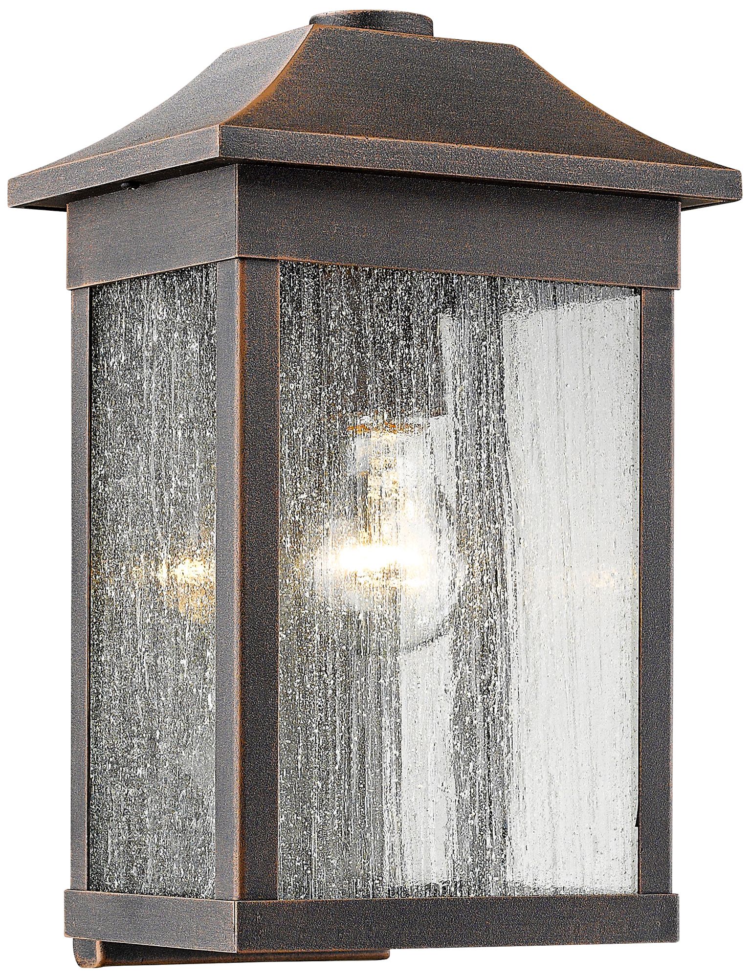 Artcraft Morgan 13" High Rust Outdoor Wall Light