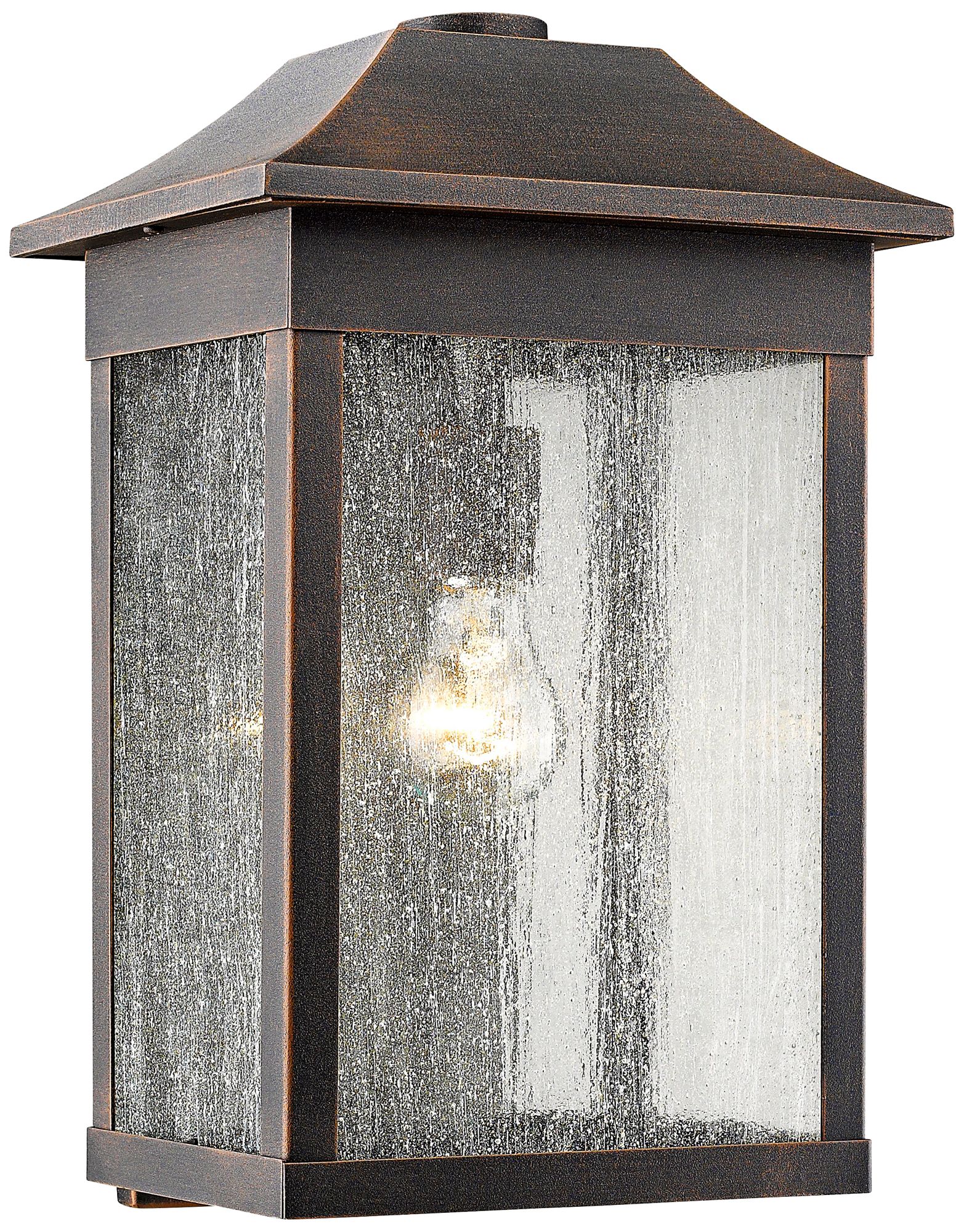 Artcraft Morgan 16" High Rust Outdoor Wall Light