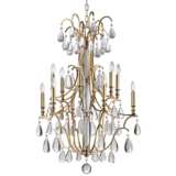 Hudson Valley Crawford 30 1/2&quot; Wide Aged Brass Chandelier