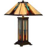 Robert Louis Tiffany Ranier Mission Night Light Table Lamp