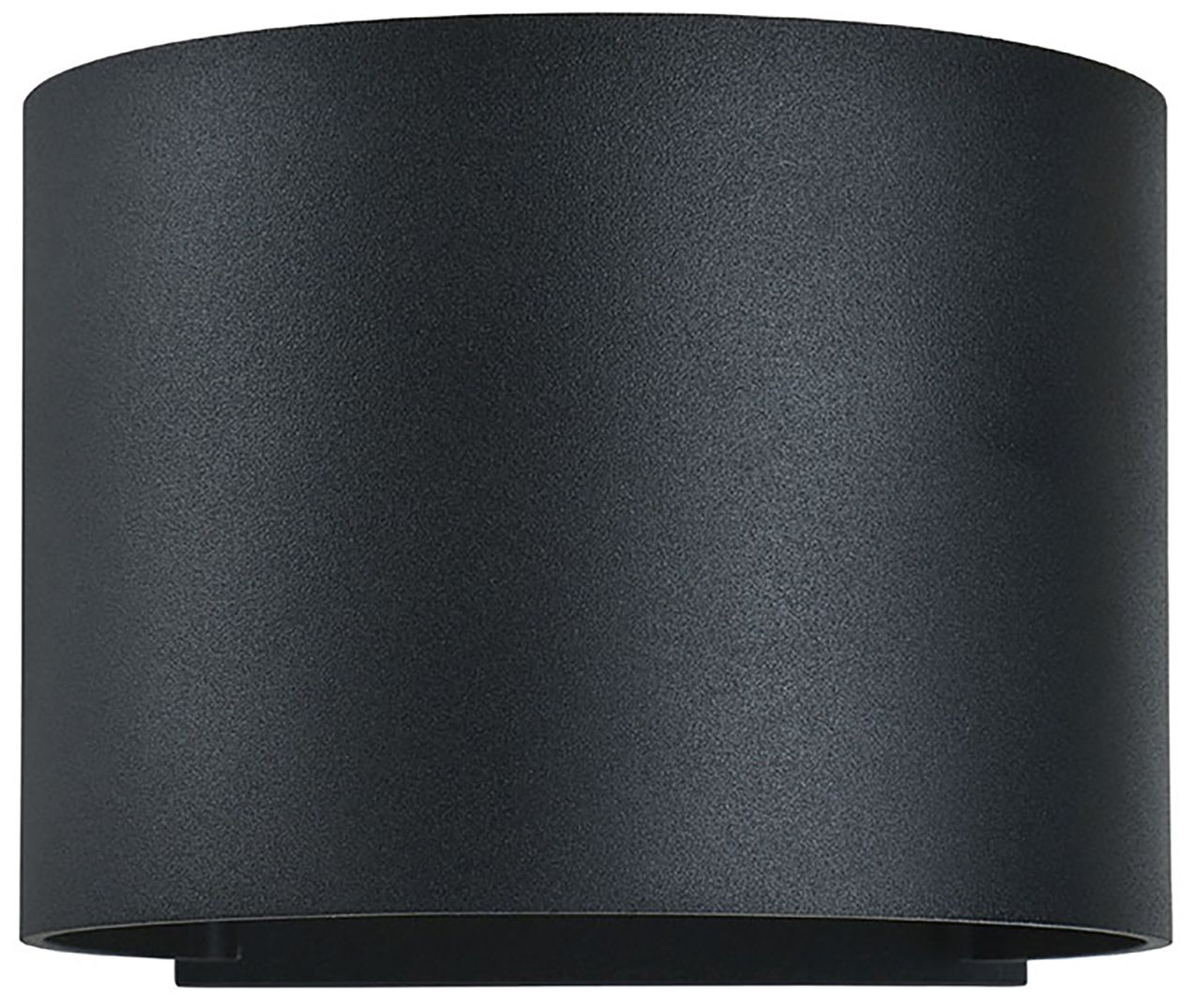 Curve 4 1/2" High Black 2-Light LED Outdoor Wall Light