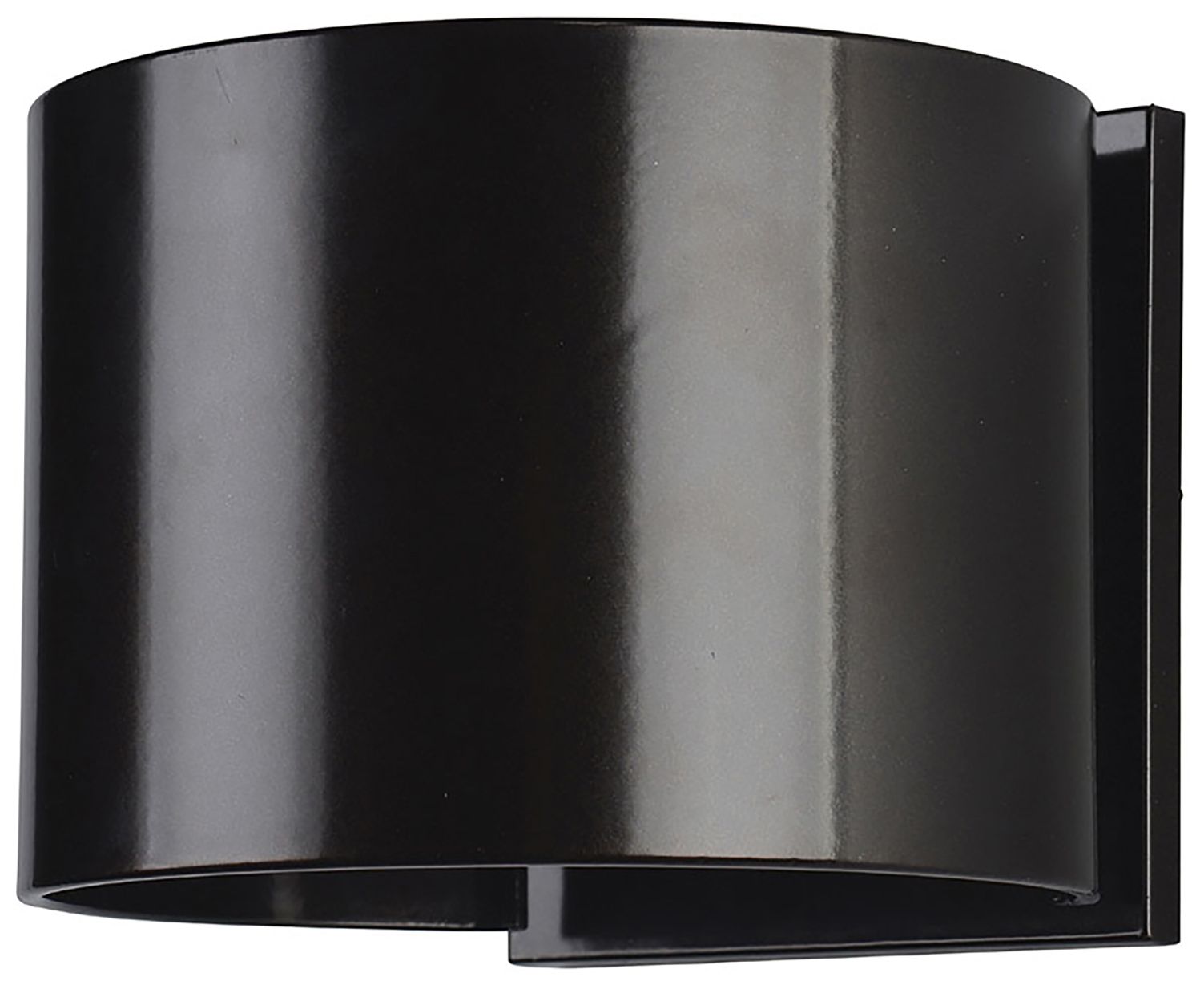 Curve 4 1/2" High Bronze 2-Light LED Outdoor Wall Light