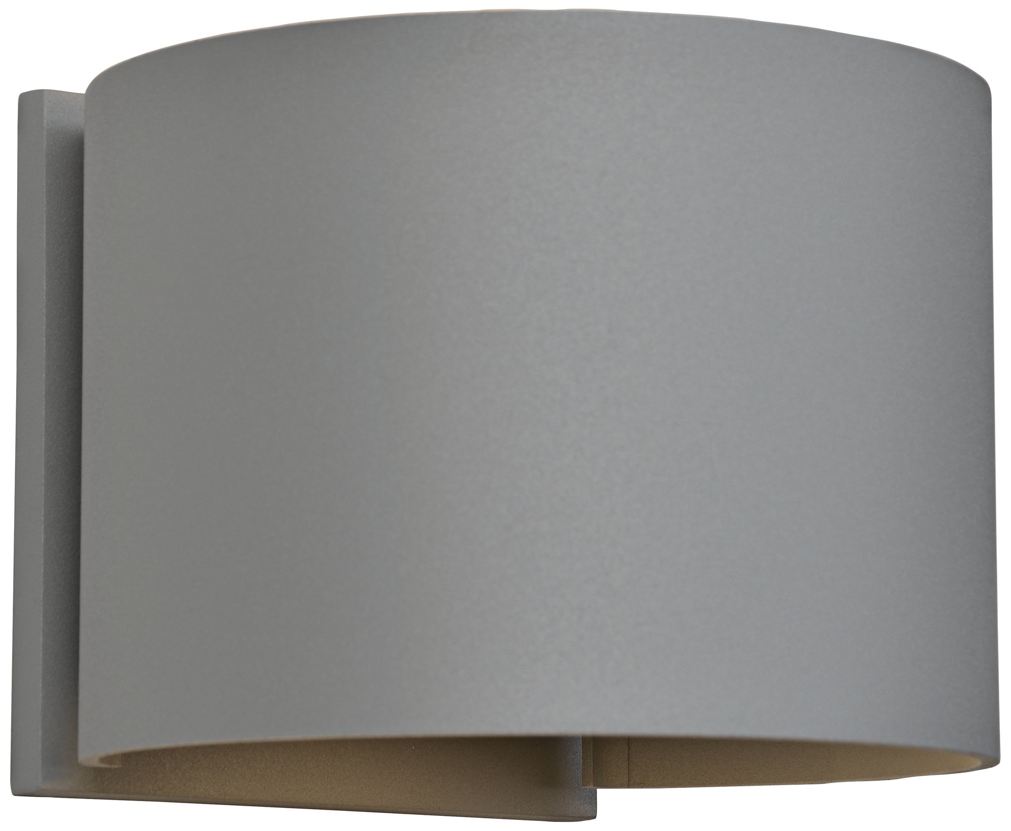 Curve 4 1/2" High Satin 2-Light LED Outdoor Wall Light