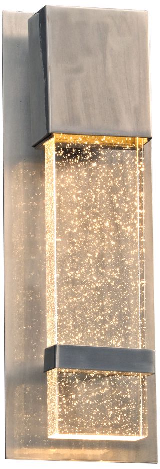 Leda 13 3/4" High Aluminum LED Outdoor Wall Light