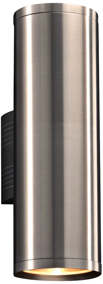 Marco 15 1/2"H Brushed Aluminum 2-LED Outdoor Wall Light