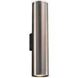 Marco 23 1/2&quot;H Brushed Aluminum 2-LED Outdoor Wall Light