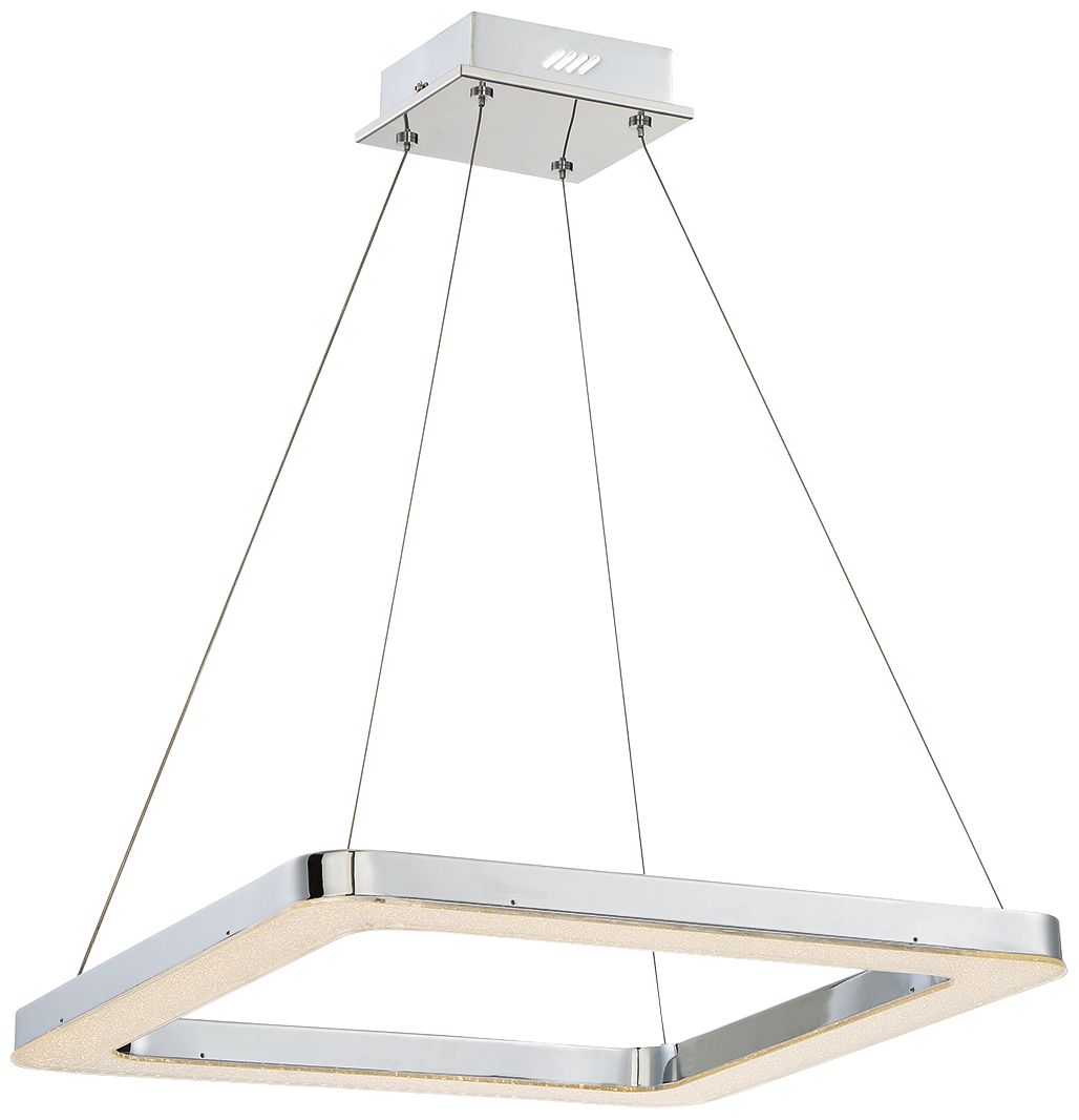 Eurofase Zatina 19 3/4" Wide Chrome LED Pendant Light