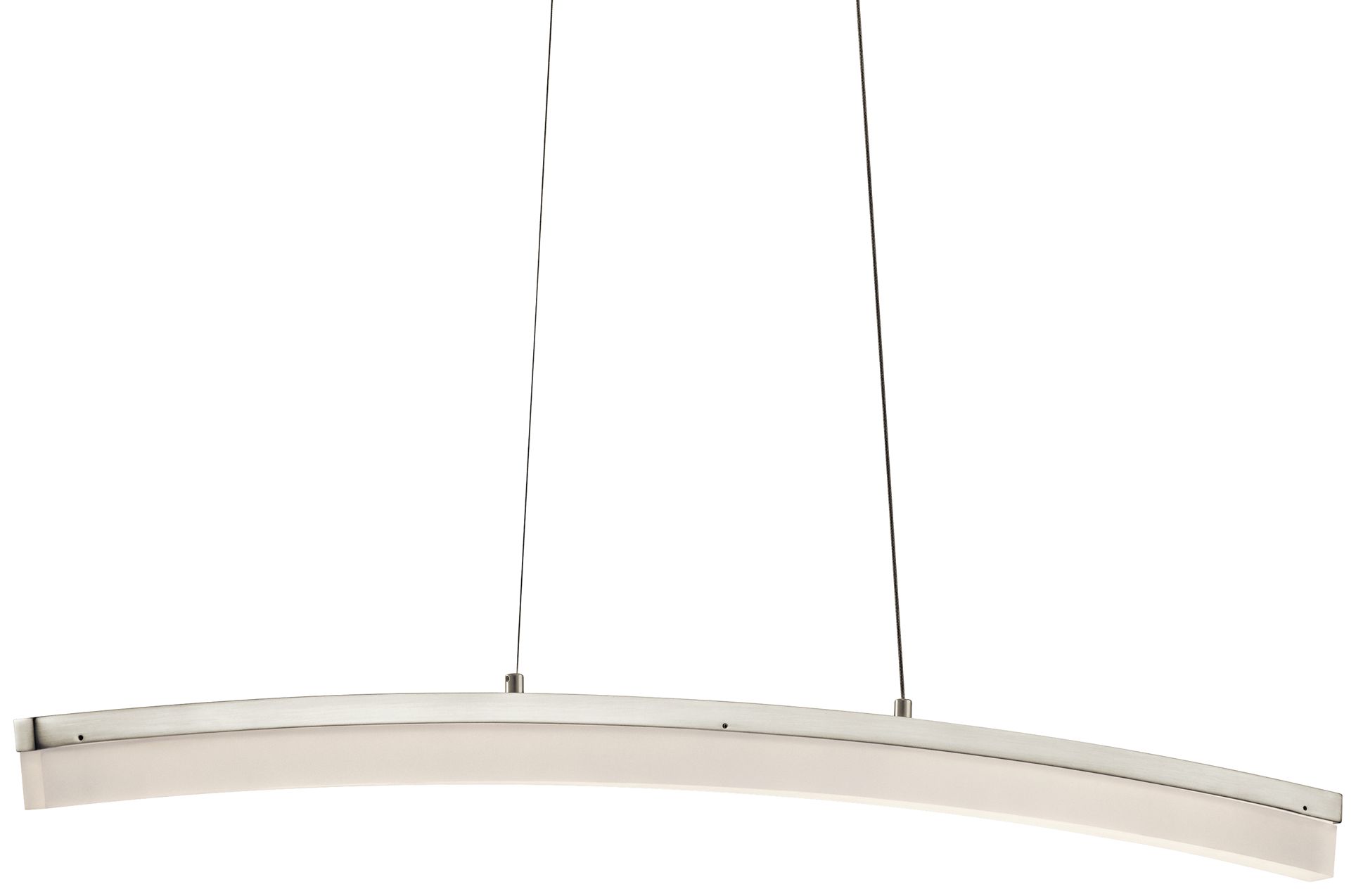Elan Valencia 39 1/2"W Brushed Nickel Linear LED Pendant