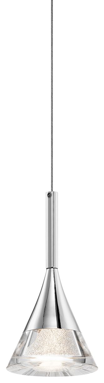 Elan Kabru 4 3/4" Wide LED Chrome Mini Pendant Light
