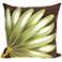 Visions II Palm Fan Chocolate 20" Indoor-Outdoor Pillow