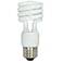 13 Watt Mini Spiral T2 Medium Base CFL Bulb