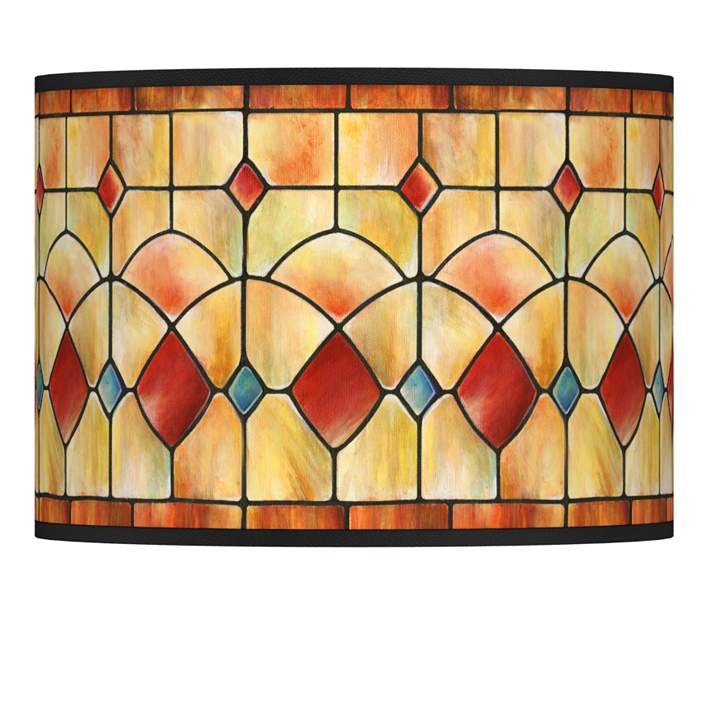 Style Reds Drum Lamp Shade 13 5, What Is A Spider Style Lamp Shader