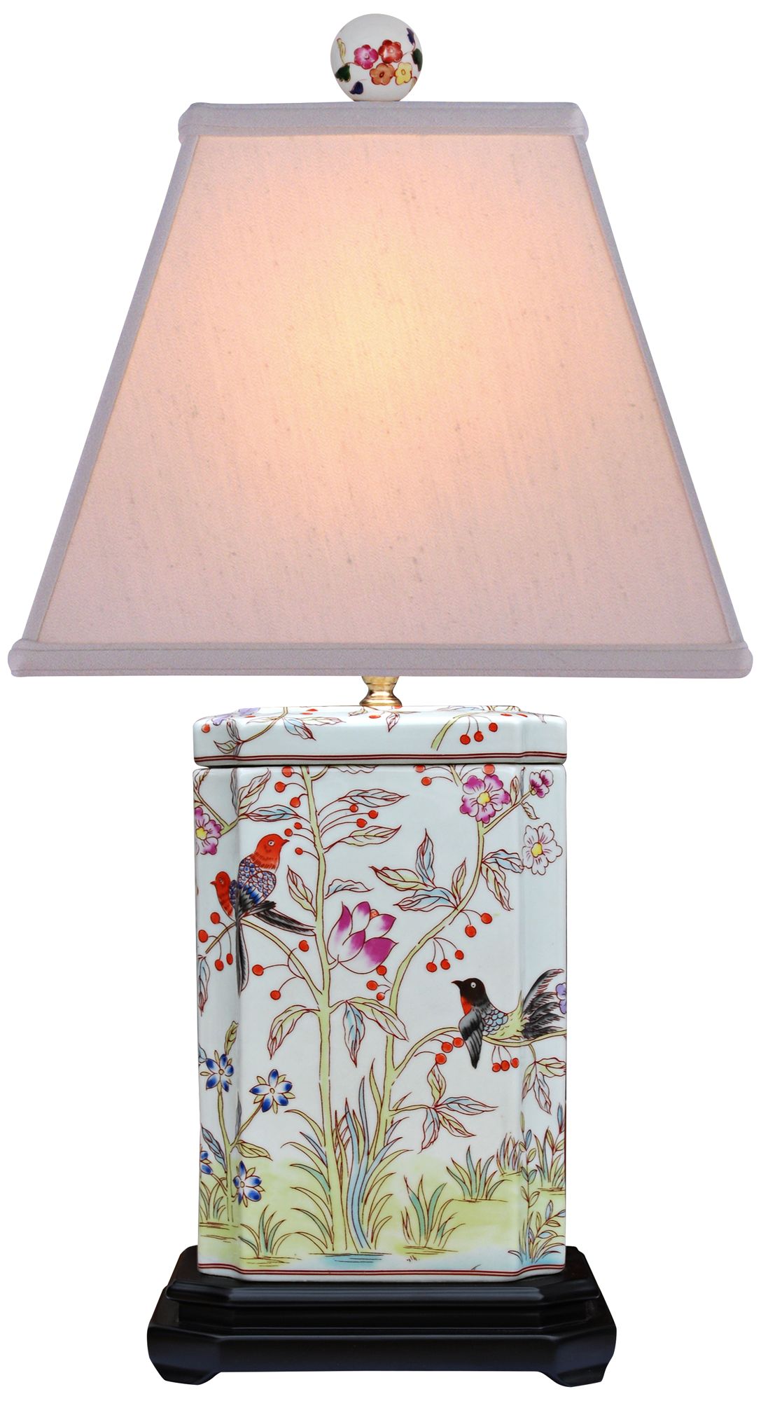 Paradiso MultiColor Rectangular Jar Porcelain Table Lamp 9K969 Lamps Plus