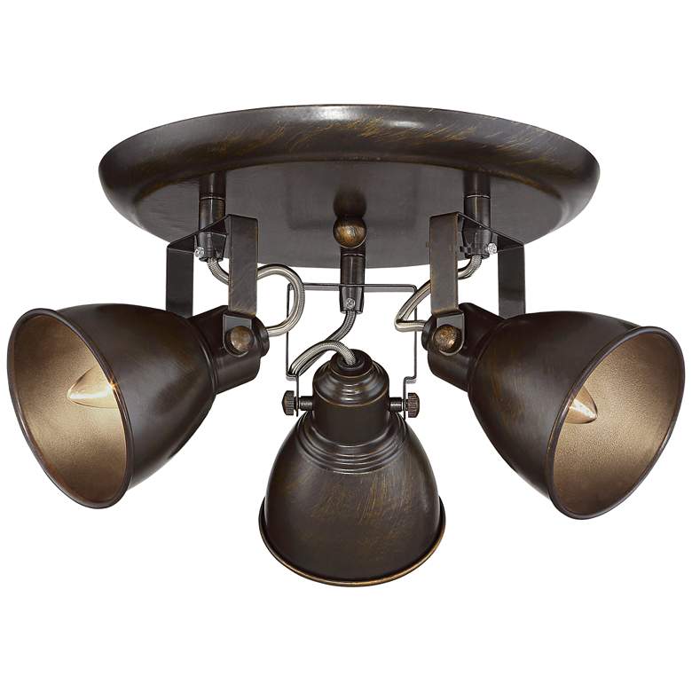 Pro Track&#174; Abby 3-Light Bronze Ceiling Track Fixture