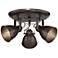 Pro Track® Abby 3-Light Bronze Ceiling Track Fixture