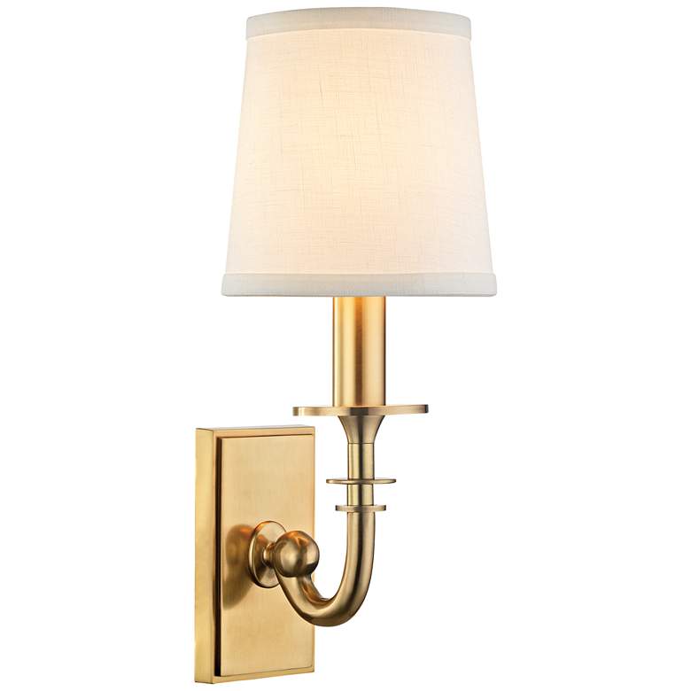 Hudson Valley Carroll 13" High Aged Brass Wall Sconce ... Hudson Valley Carroll 13" High Aged Brass Wall Sconce ... on Aged Brass Wall Sconce id=69762