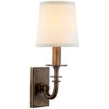 Carroll 13&quot; High Distressed Bronze Wall Sconce
