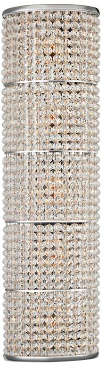 Hudson Valley Sherrill 22 1/2"H Polished Nickel Sconce