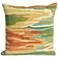 Frontporch Watercolor Green 18" Square Indoor-Outdoor Pillow