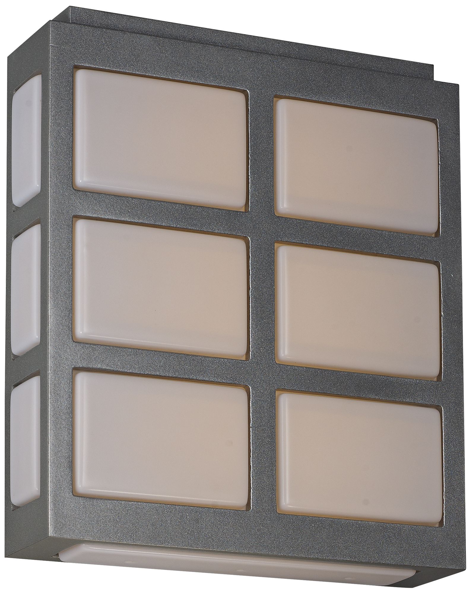 Maxim Packs 10 1/4"H Metallic Silver LED Outdoor Wall Light