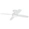 52" Casa Elite™ White LED Hugger Ceiling Fan with Remote Control