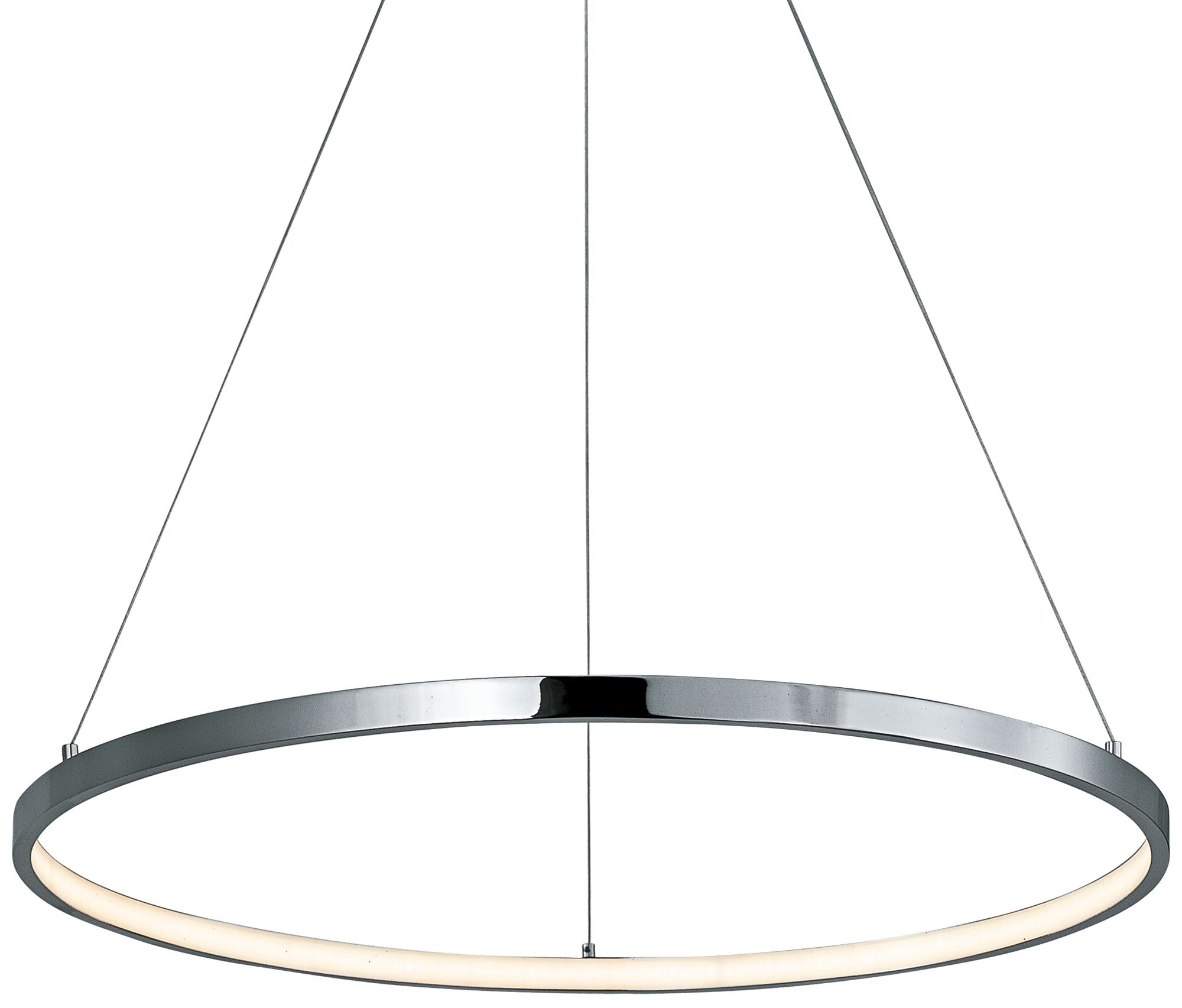 led ring chandelier light