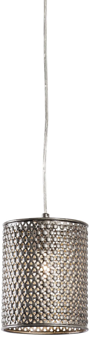 Varaluz Casablanca 6" Wide Steel Mini Pendant