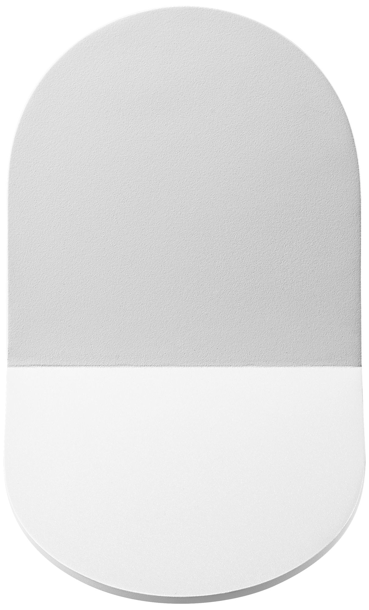 Tab 9" High Textured White Outdoor LED Wall Light