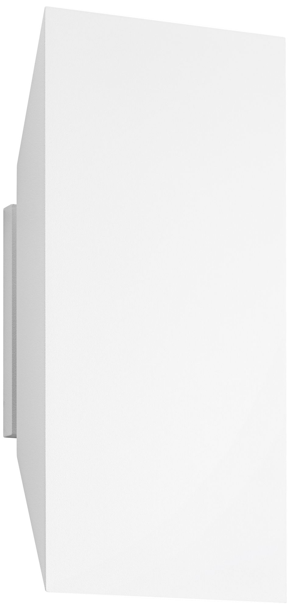 Chamfer 11" High Textured White Outdoor LED Wall Light