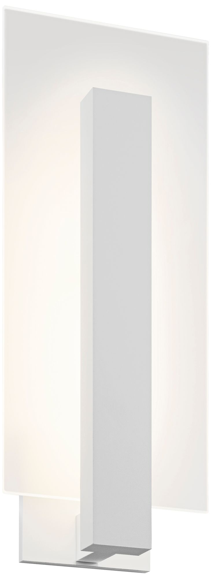Midtown 18" High Textured White Outdoor LED Wall Light