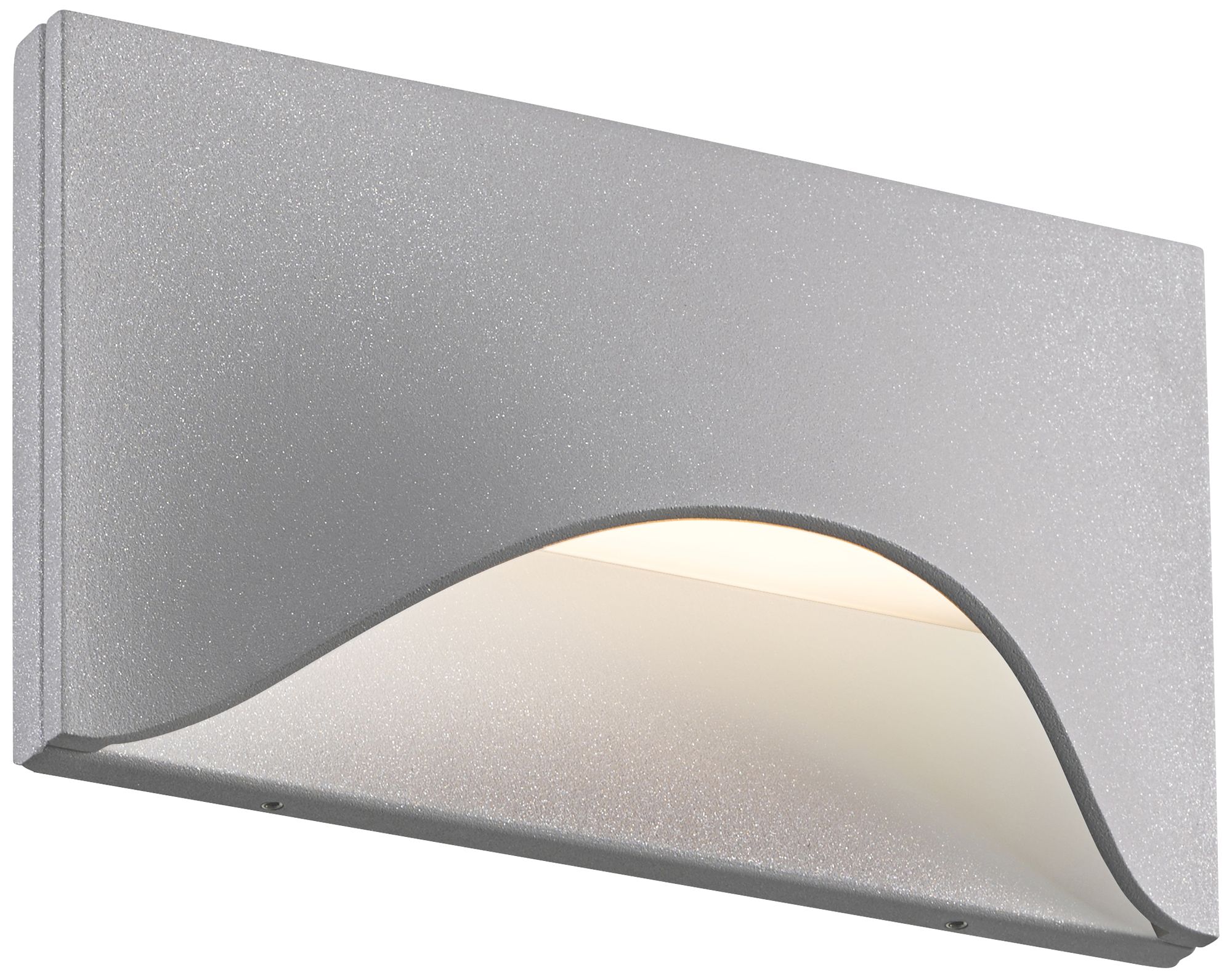 Tides 4 1/2" High Textured Gray LED Outdoor Wall Light