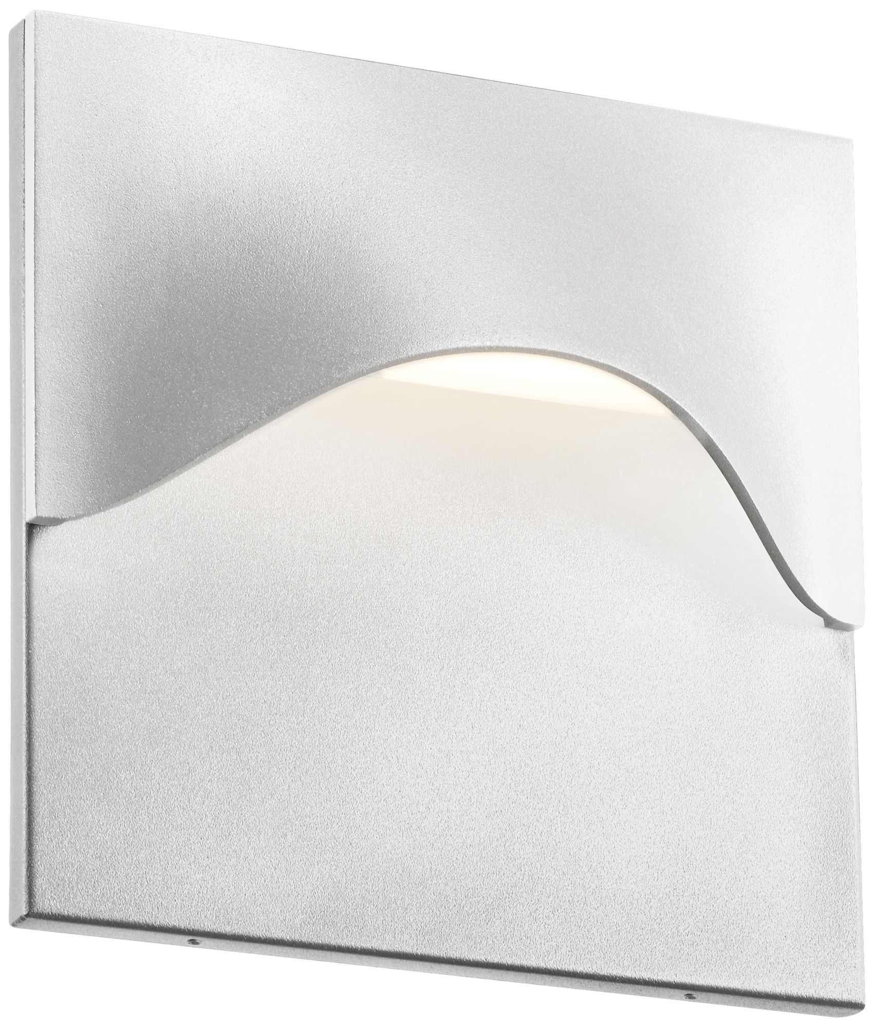 Sonneman Tides 8"H Textured White LED Outdoor Wall Light