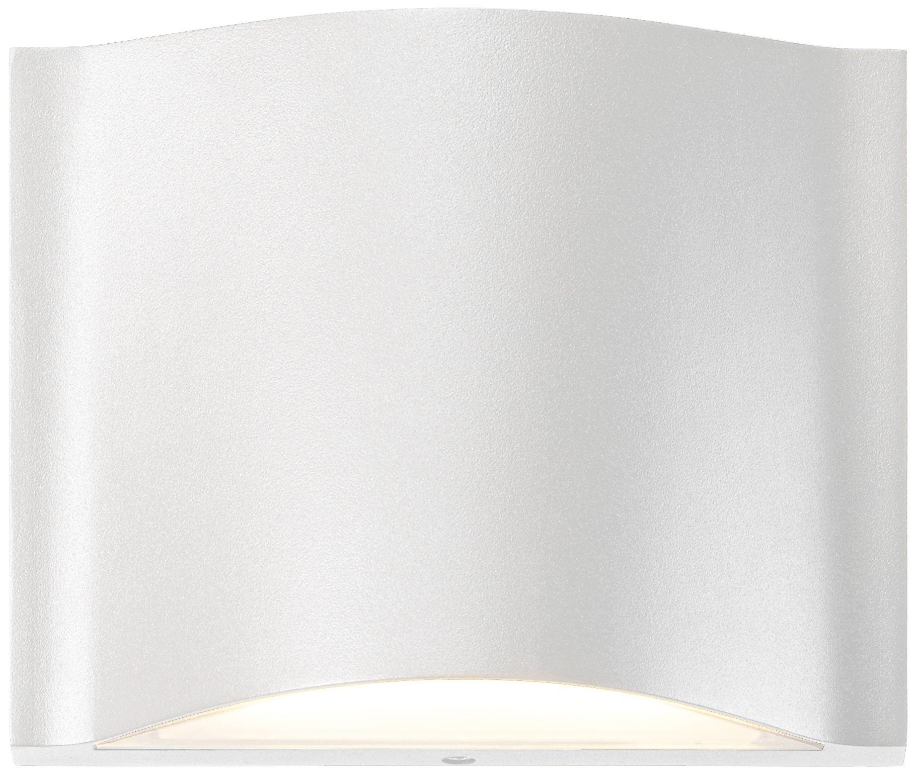 Drift 4 3/4"H Textured White LED Outdoor Wall Light