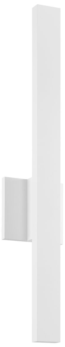 Sword 24 1/4"H Textured White LED Outdoor Wall Light