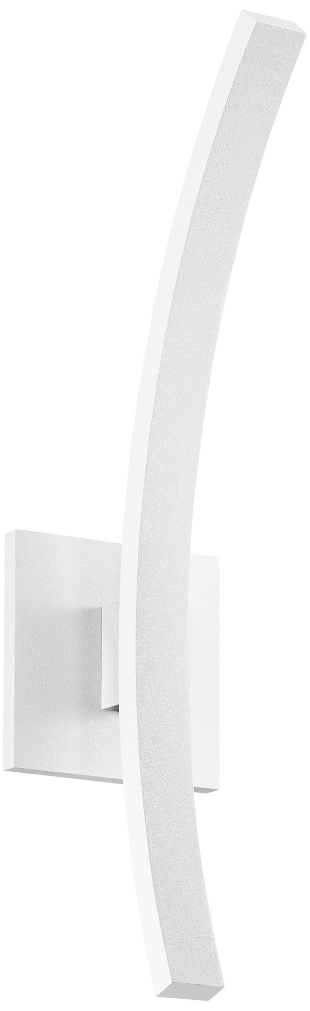 L'Arc Petite 18"H White 1400 Lumens LED Outdoor Wall Light 