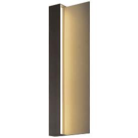 Radiance 20&quot;H Textured Bronze LED Outdoor Wall Light