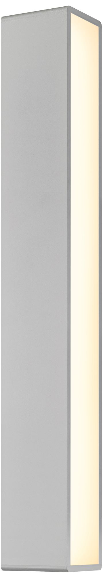 Sideways 24" High Textured Gray LED Outdoor Wall Light