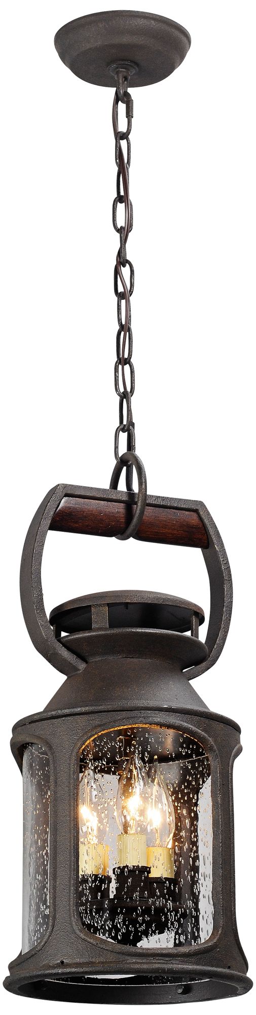 Old Trail 19"H Centennial Rust Outdoor Hanging Light