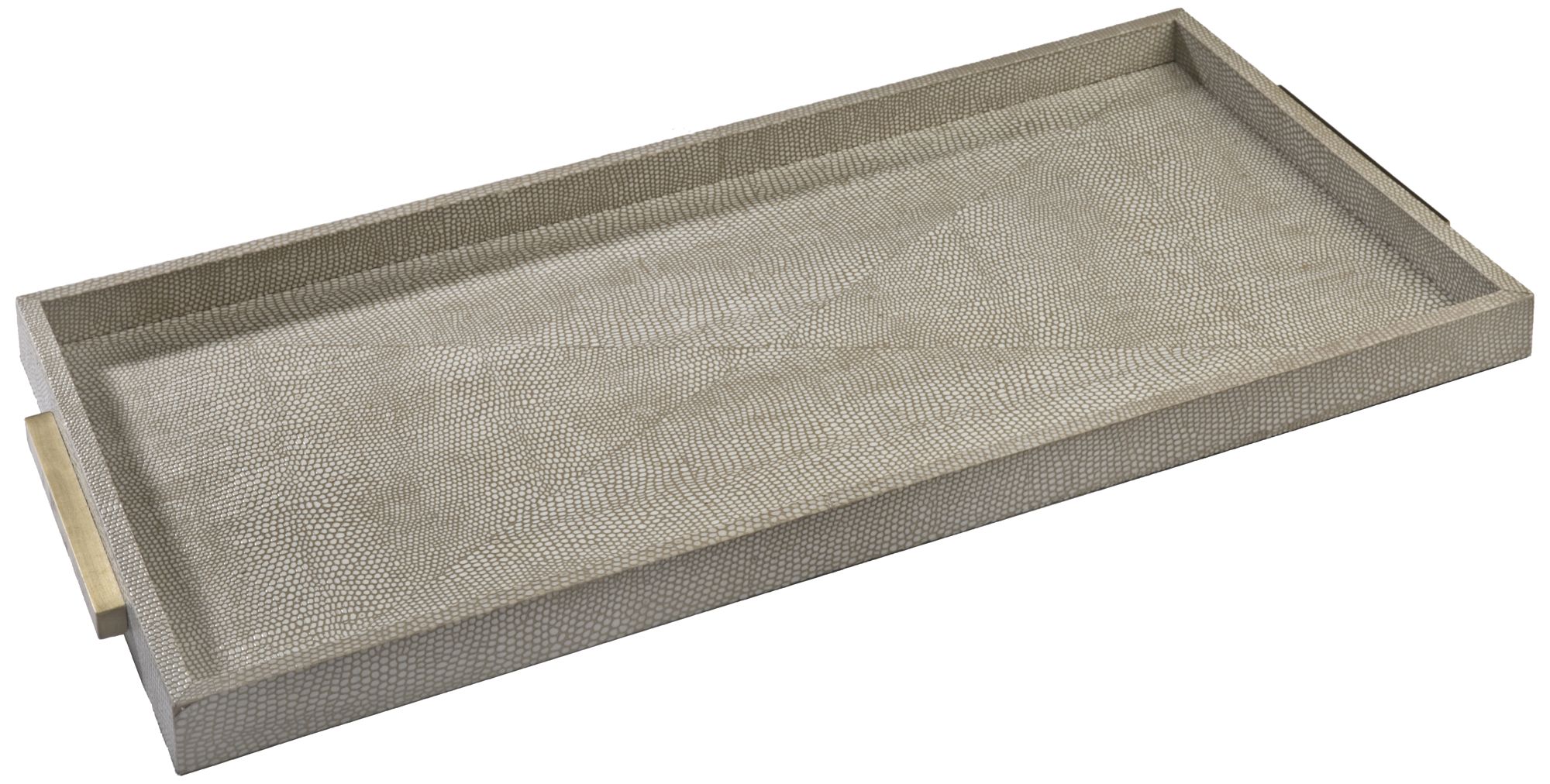 gray serving tray