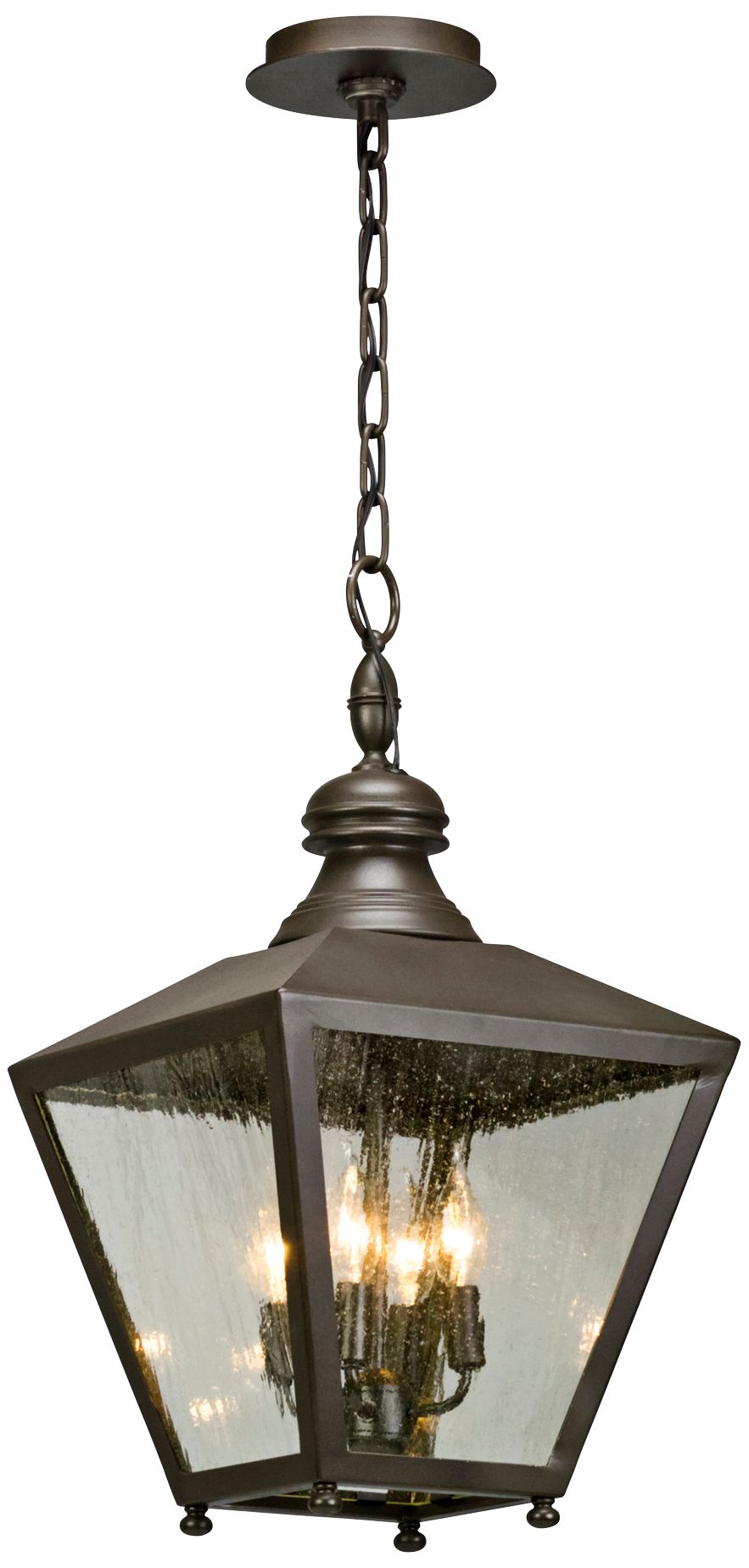 Mumford 22"H Bronze Outdoor Hanging Light