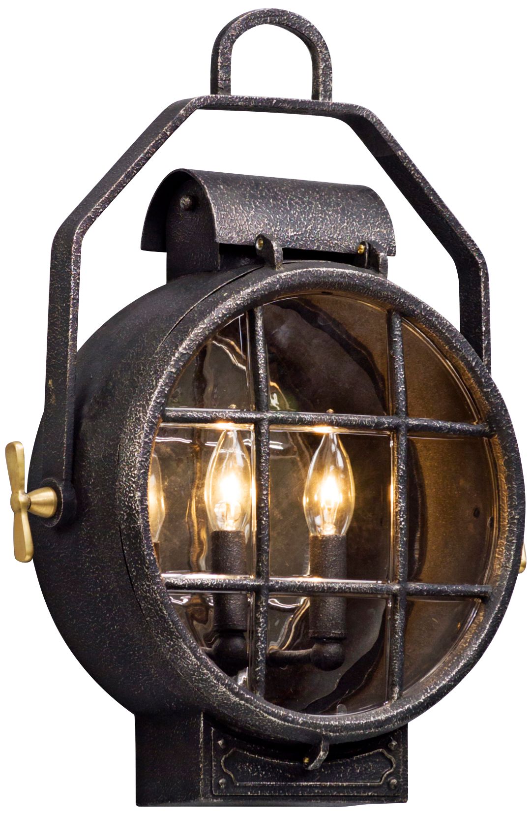 Point Lookout 19 1/4" High Aged Silver Outdoor Wall Light